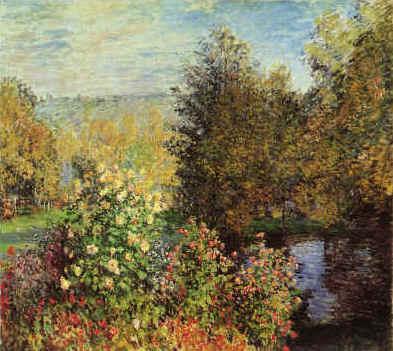 Claude Monet Corner of the Garden at Mont Geron France oil painting art